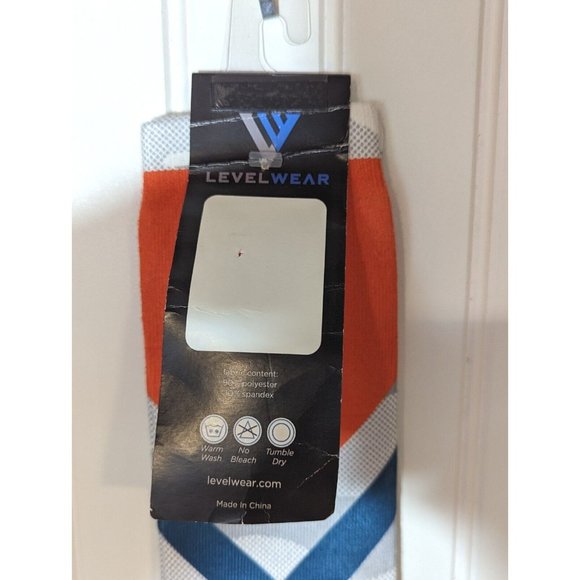 Levelwear Golf Logo Socks Universal Fit‎ Camo With Multicolor M Sport Sock New - Picture 5 of 6